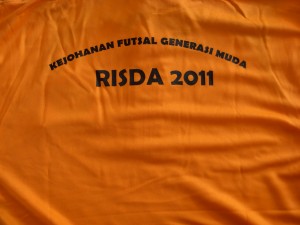 tshirt sukan futsal RISDA