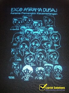 t-shirt asrama