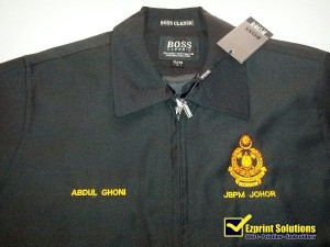 sulam jaket bomba