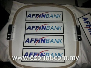 patch embroidery Affin Bank