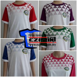 Baju tshirt sukan sekolah