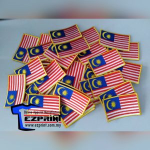 Patches embroidery malaysia Flag