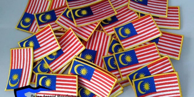 Patches embroidery malaysia Flag